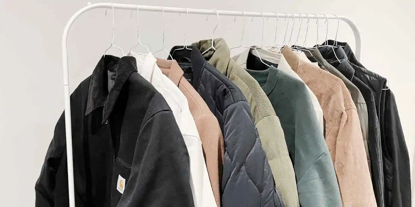 Vintage Jackets on a rack